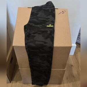 Spalding Black Camouflage Pants